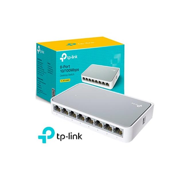 Imagem de Switch Tplink 8 Portas Tl-sf1008d 10/100mbps Hub com nf