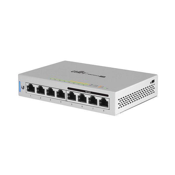 Imagem de Switch UniFi Ubiquiti 8 Portas + 4P PoE Gigabit 10/100/1000 US-8-60W