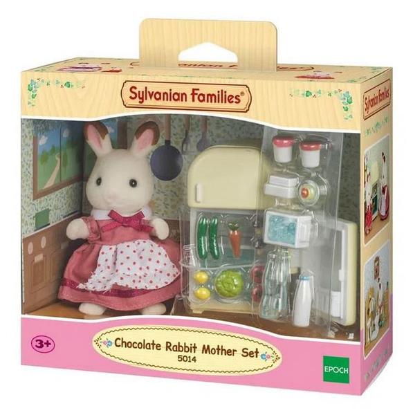 Imagem de Sylvanian Fam. Mãe Coelho Chocolate e Geladeira - Epoch 5014