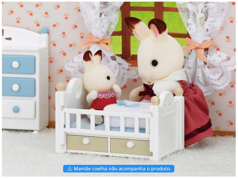 Imagem de Sylvanian Families Bebê Coelho Chocolate - com Acessórios Epoch Magia