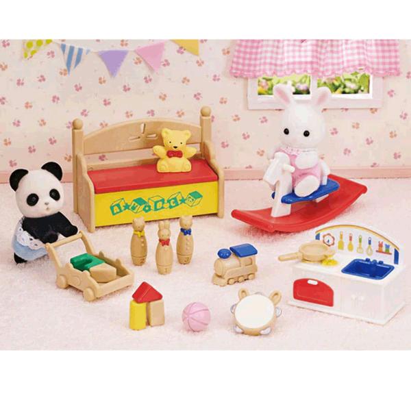 Imagem de Sylvanian Families Berçário Caixa de Brinquedos Bebê Coelho