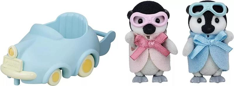 Imagem de Sylvanian Families Carrinho De Brincar Dos Bebês Pinguins