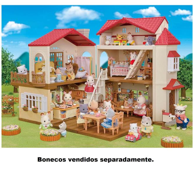 Imagem de Sylvanian Families Casa de Telhado Vermelho com Sótão Secreto e Luzes Epoch