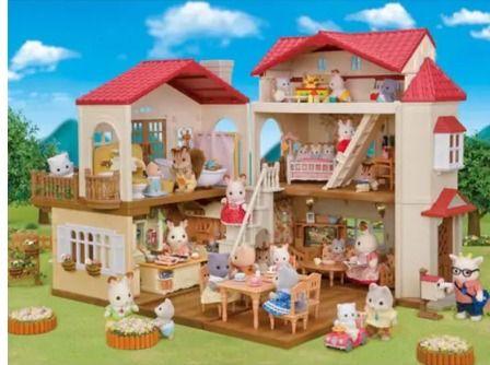 Imagem de Sylvanian Families - Casa Telhado Vermelho Sótão Secreto