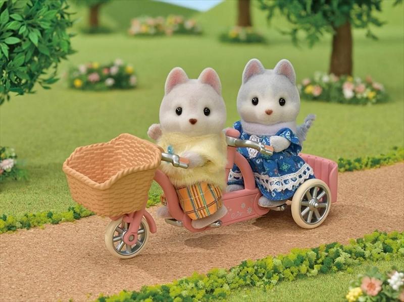 Imagem de Sylvanian Families Conj Bicicleta Dupla Irmã/Irmão Huskys