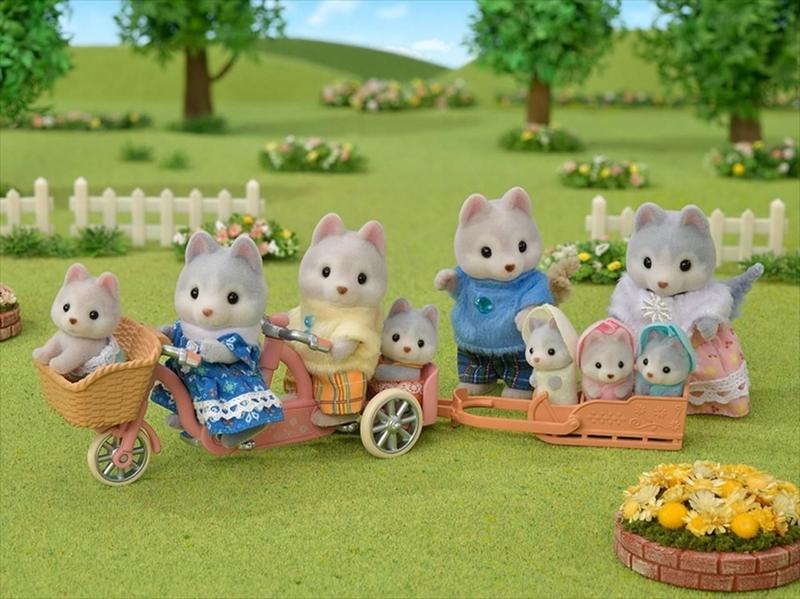 Imagem de Sylvanian Families Conj Bicicleta Dupla Irmã/Irmão Huskys