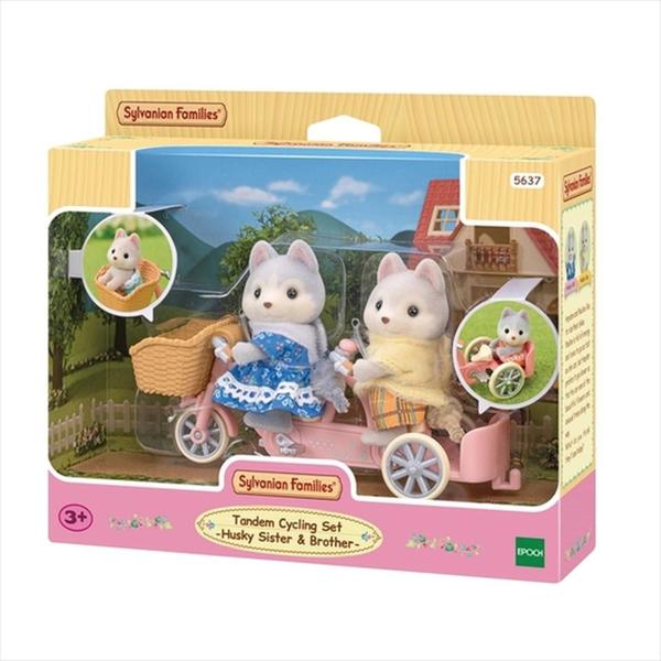 Imagem de Sylvanian Families Conj Bicicleta Dupla Irmã/Irmão Huskys