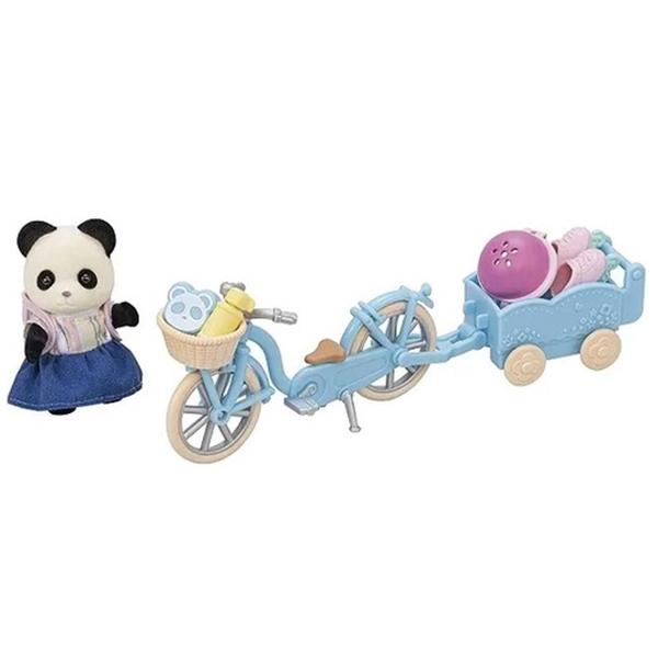 Imagem de Sylvanian Families Conjunto Bicicleta E Patins Menina Panda