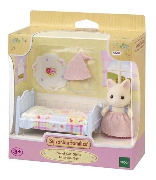 Imagem de Sylvanian Families Conjunto Cama Menina Gato Primavera 5681