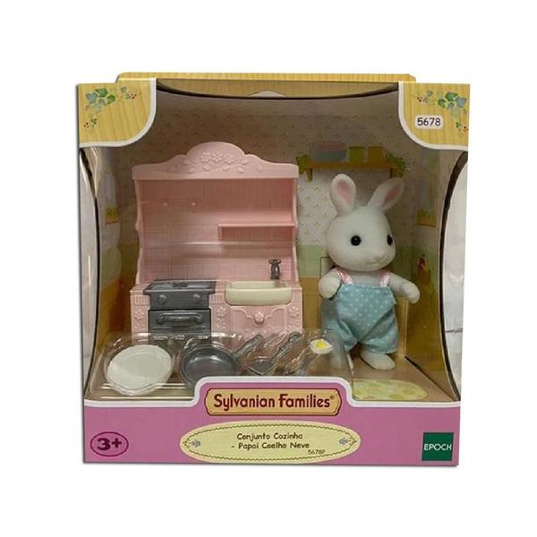 Imagem de Sylvanian Families Conjunto Cozinha Papai Coelho Neve 5678