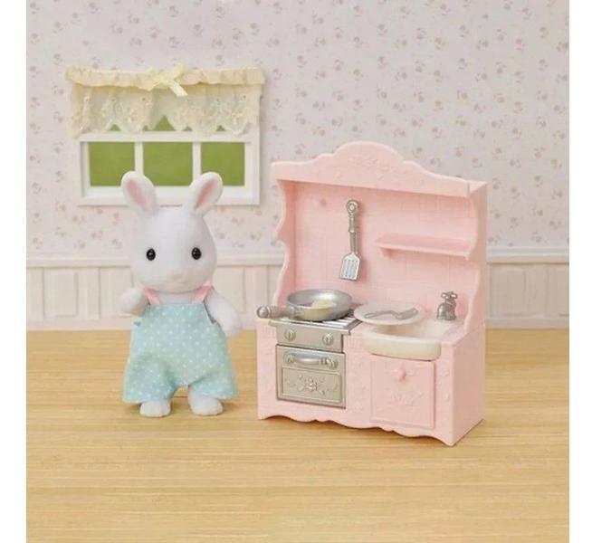 Imagem de Sylvanian Families Conjunto Cozinha Papai Coelho Neve - Epoch