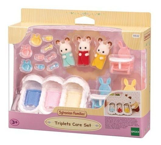 Imagem de Sylvanian Families Conjunto Cuidando Trigêmeos 5532 Epoch