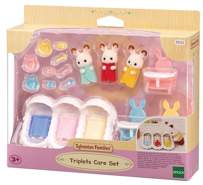 Imagem de Sylvanian Families Conjunto Cuidando Trigêmeos - Epoch 5532