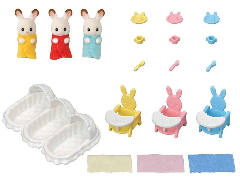 Imagem de Sylvanian Families Conjunto Cuidando Trigêmeos - Epoch 5532