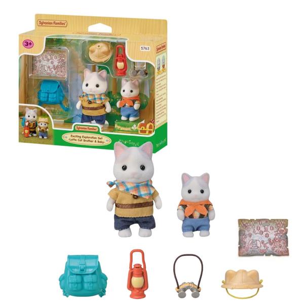 Imagem de Sylvanian Families Conjunto Exploração Animada - Irmão & Bebê Gatos de Leite 5763 - Epoch