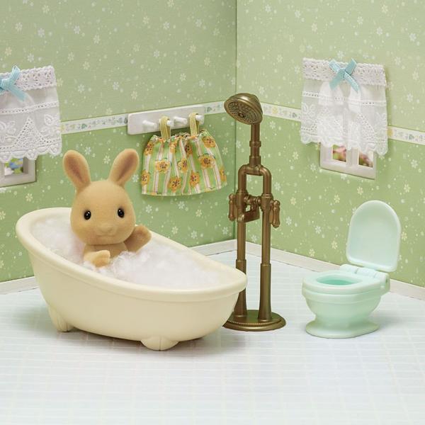 Imagem de Sylvanian Families - Conjunto Hora do Banho Menina Coelho Raio de Sol - Epoch