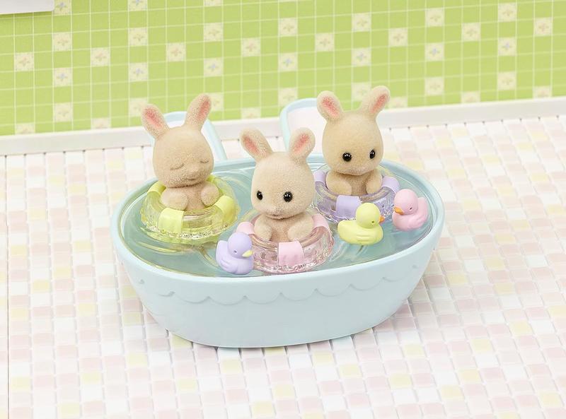 Imagem de Sylvanian Families - Conjunto Hora do Banho - Trigêmeos