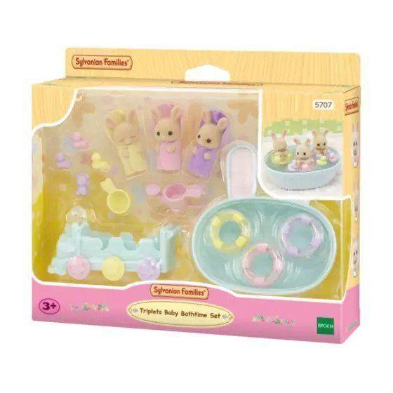 Imagem de Sylvanian Families Conjunto Hora do Banho Trigemeos R.5707 Epoch Magia