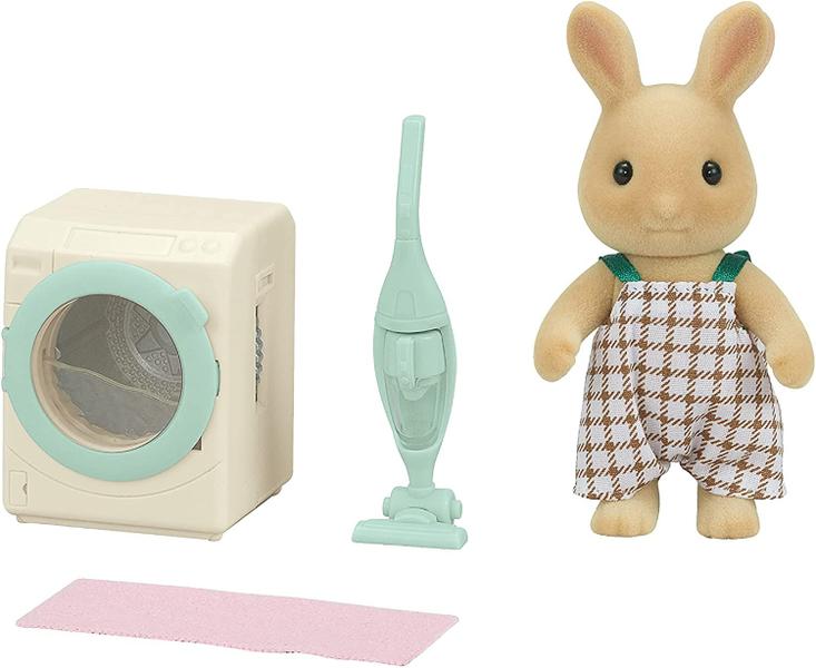 Imagem de Sylvanian Families - Conjunto Lavagem e Limpeza - Papai Coelho Raio de Sol