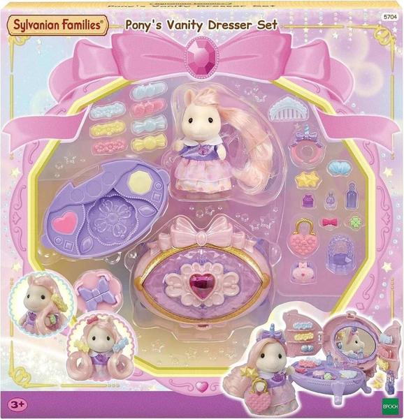 Sylvanian Families Conjunto Penteadeira Da Pônei - Epoch 5704 Imagem de Sylvanian Families Conjunto Penteadeira Da Pônei - Epoch 5704