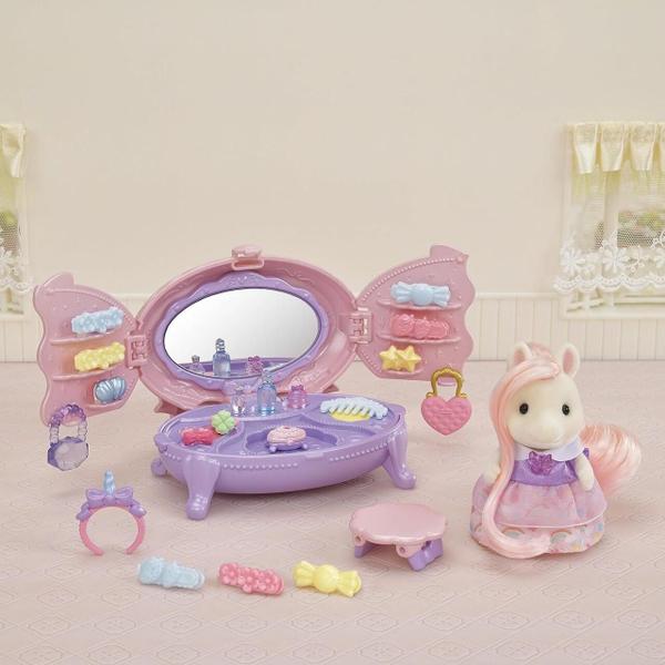 Sylvanian Families Conjunto Penteadeira Da Pônei - Epoch 5704 Imagem de Sylvanian Families Conjunto Penteadeira Da Pônei - Epoch 5704