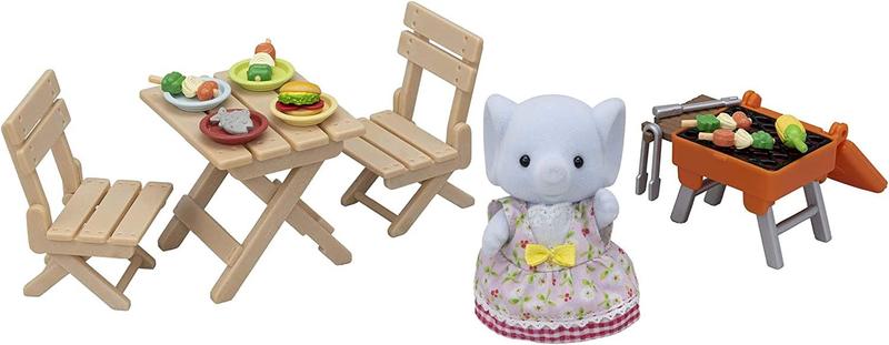 Imagem de Sylvanian Families - Conjunto Piquenique e Churrasco - Menina Elefante