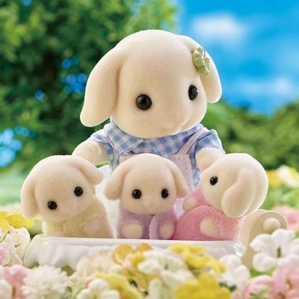 Imagem de Sylvanian Families Família Dos Coelhos Floral Epoch 5735