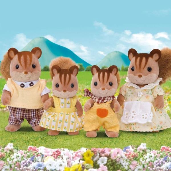 Imagem de Sylvanian Families Familia Dos Esquilos Noz Epoch 4172