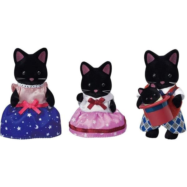 Imagem de Sylvanian Families - Familia Dos Gatos Meia-Noite - 5530 EPOCH MAGIA