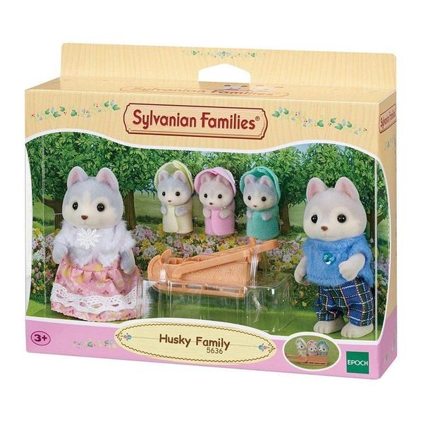 Imagem de Sylvanian Families Familia dos Husky 5636 Epoch Magia