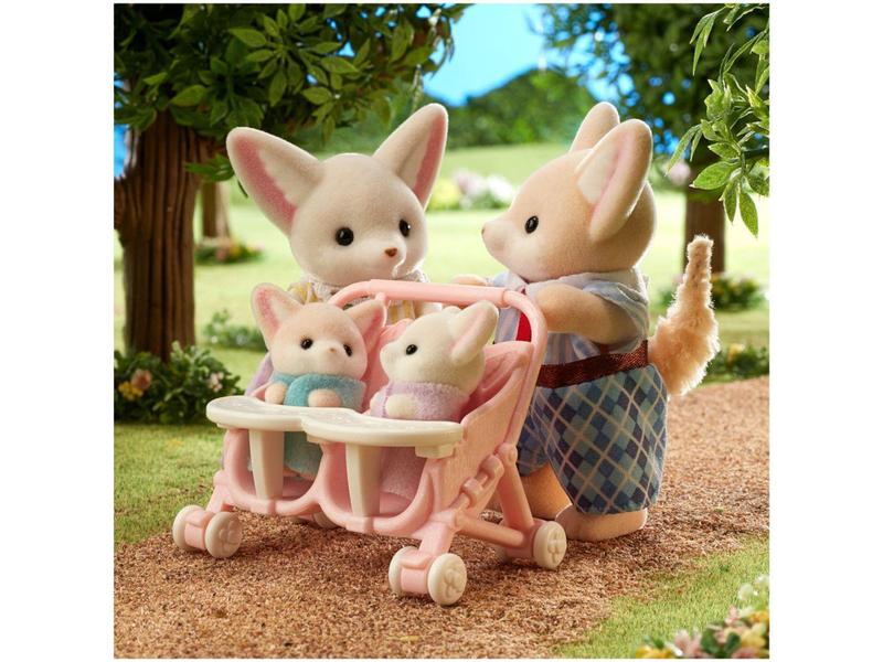 Imagem de Sylvanian Families Família Raposas Do Deserto - com Acessório Epoch 4 Bonecos