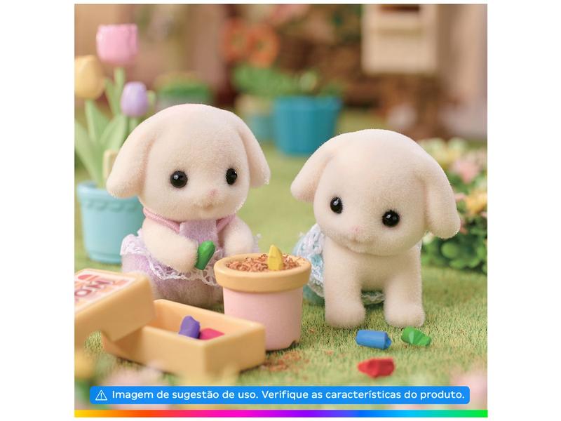 Imagem de Sylvanian Families Gêmeos Coelhos Floral 