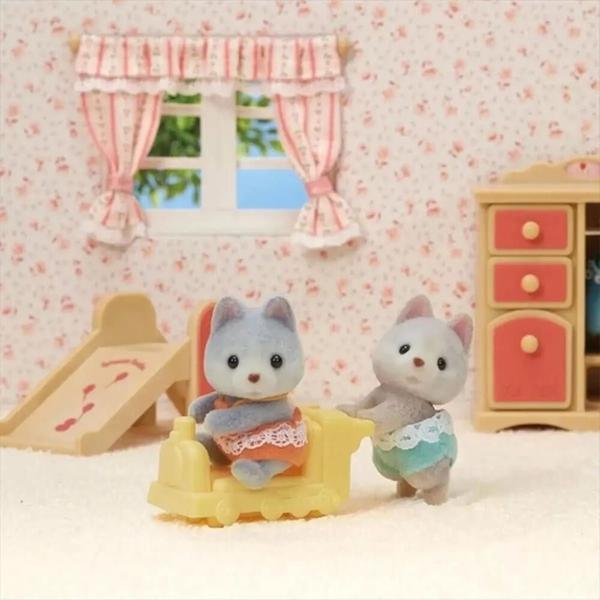 Imagem de Sylvanian families gemeos huskies epoch