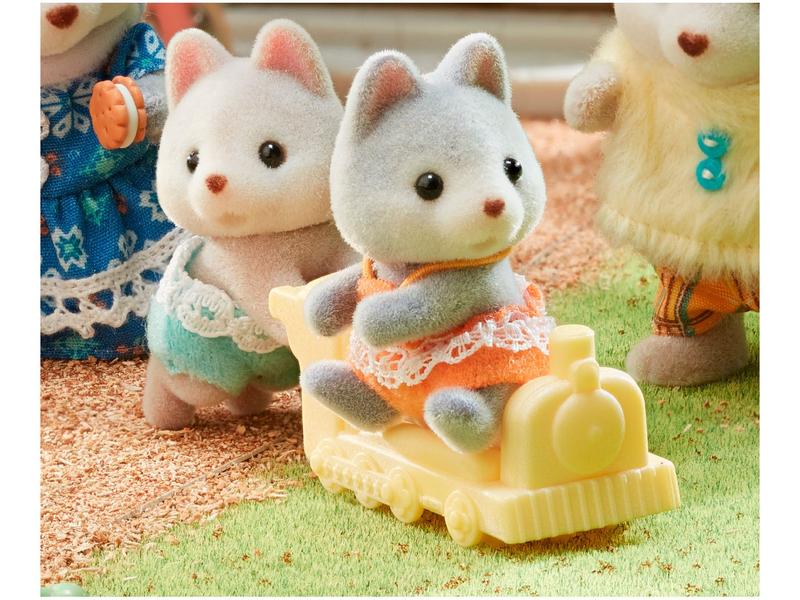 Imagem de Sylvanian Families Gêmeos Huskys Amber e Jeremy