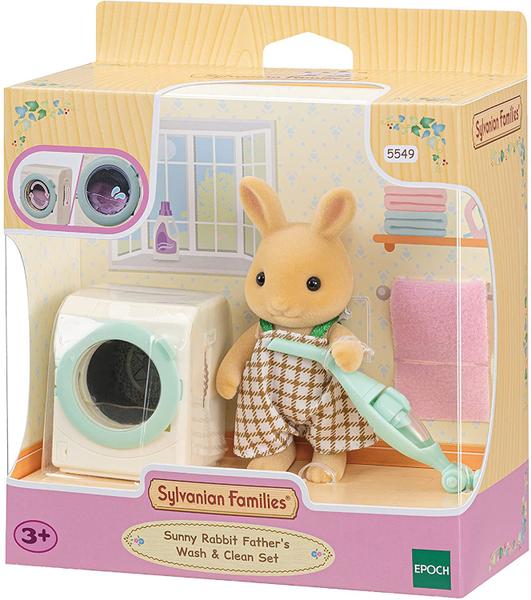 Imagem de Sylvanian Families Lavagem e Limpeza Papai Coelho Raio de Sol - 5549