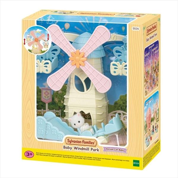 Sylvanian Families Parque De Moinho De Ventos Para Bebês - Epoch Imagem de Sylvanian Families Parque De Moinho De Ventos Para Bebês - Epoch