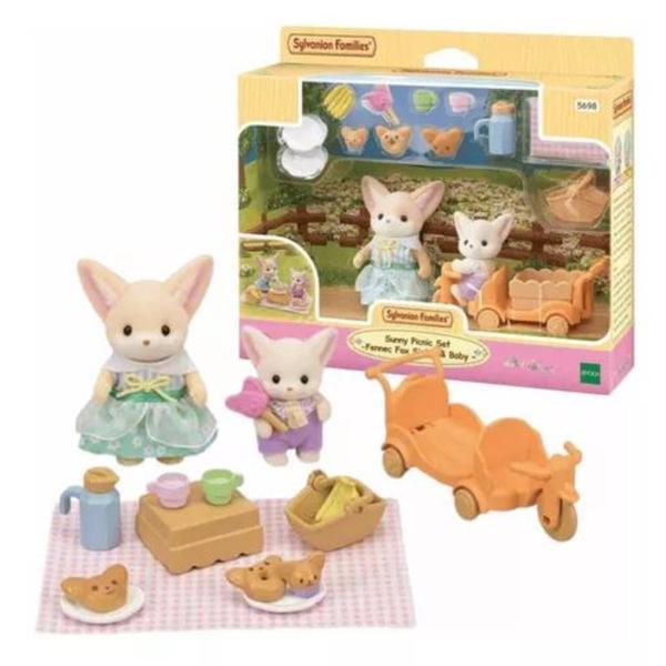 Imagem de Sylvanian Families Piquenique Ensolarado Irmã E Bebê Raposa