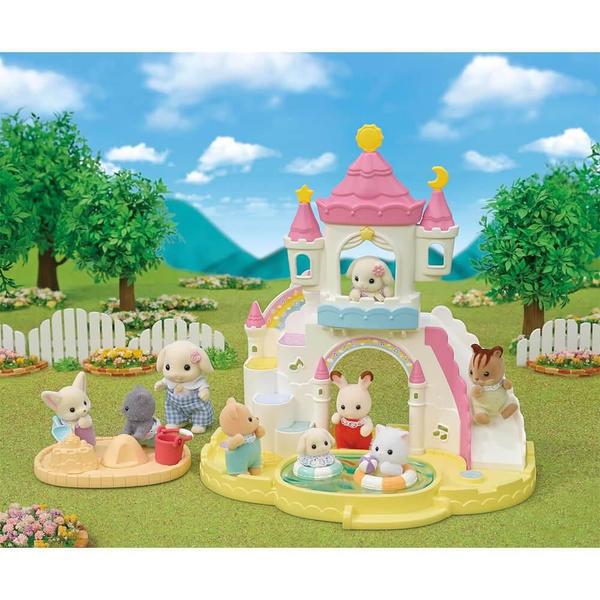 Imagem de Sylvanian families piscina e caixa de areia jardim da infancia epoch