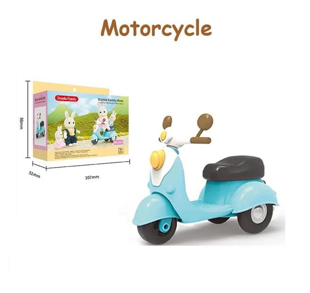 Imagem de Sylvanian Families Stomle Family Moto Motorcycle Epoch