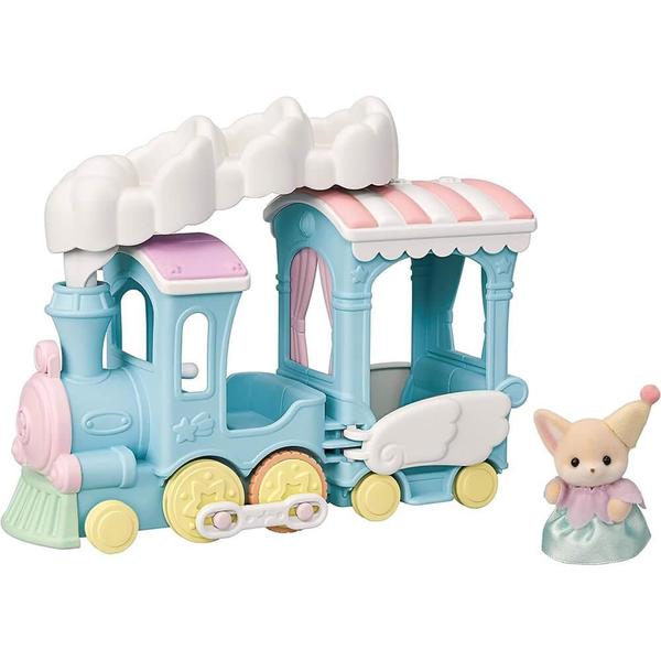 Sylvanian families trem arco iris com nuvem flutuante epoch Imagem de Sylvanian families trem arco iris com nuvem flutuante epoch