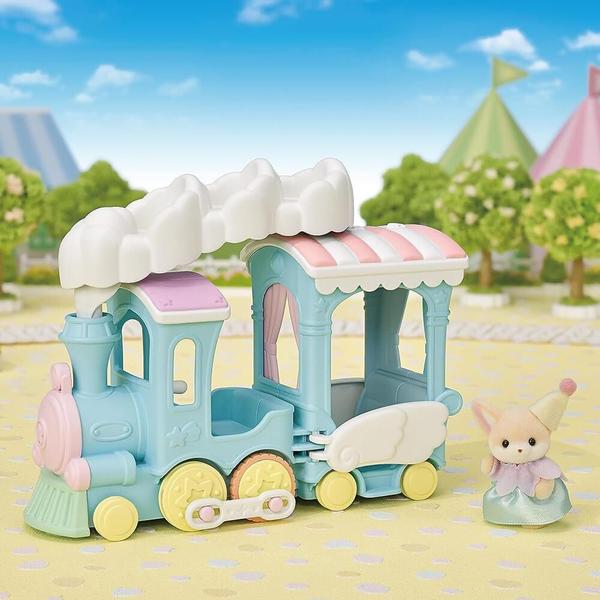 Sylvanian families trem arco iris com nuvem flutuante epoch Imagem de Sylvanian families trem arco iris com nuvem flutuante epoch
