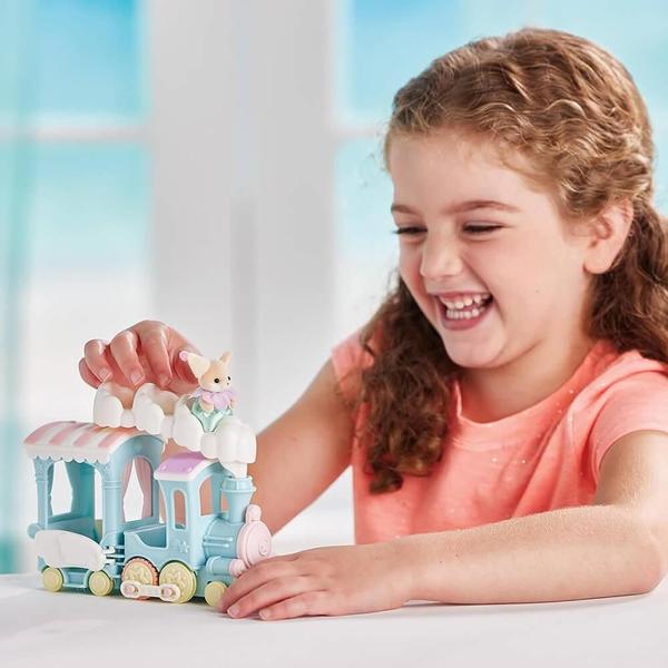Sylvanian families trem arco iris com nuvem flutuante epoch Imagem de Sylvanian families trem arco iris com nuvem flutuante epoch