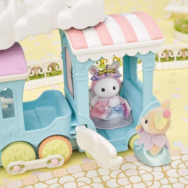 Sylvanian families trem arco iris com nuvem flutuante epoch Imagem de Sylvanian families trem arco iris com nuvem flutuante epoch