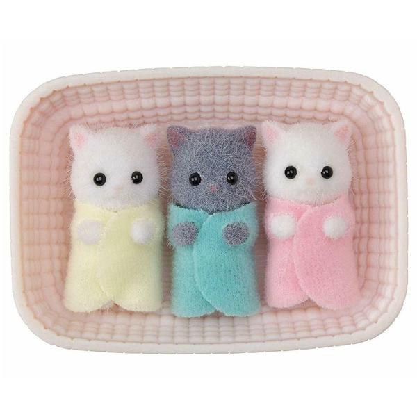 Imagem de Sylvanian Families Trigemeos Gato Persa Divertido Epoch 5458