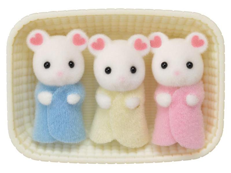 Imagem de Sylvanian Families Trigêmeos Rato Marshmallow Epoch - 5337