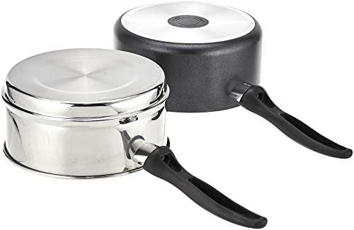 Imagem de T-fal B1399663 Caldeira Dupla Especializada em Aço Inoxidável com Utensílios de Cozinha Fenólicos, 3 Litros, Prata