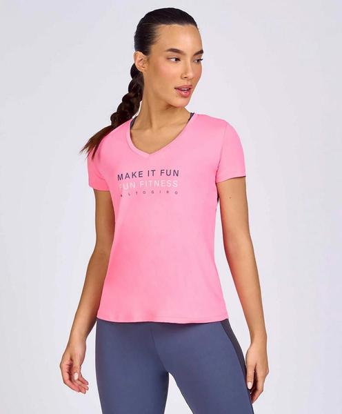 Imagem de T-shirt Alto Giro Skin Fit Make It Fun Feminina Ref:2331707