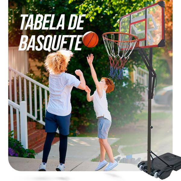 Imagem de Tabela Basquete Completa Infantil Móvel de Alavanca Acrílico