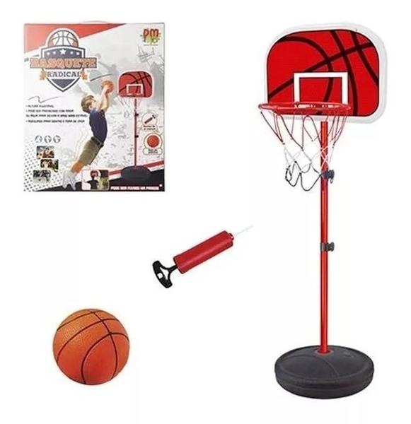 Imagem de Tabela Cesta de Basquete Radical Ajustável Kit Completo