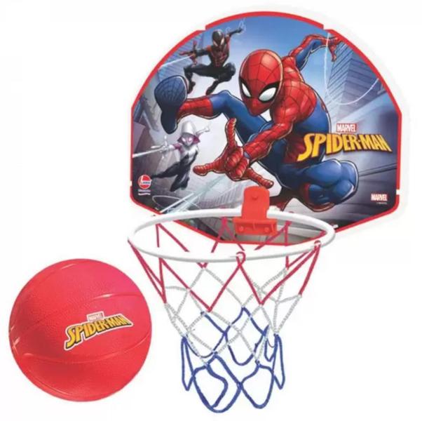 Imagem de Tabela de Basquete com Bola do Spiderman 2048 - Lider Brinquedos